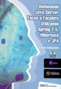 Imagem de DOMINANDO JAVA SERVER FACES E FACELETS UTILIZANDO SPRING 2.5, HIBERNATE E JPA C/ CD-ROM