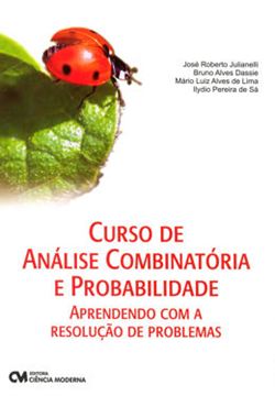 Imagem de CURSO DE ANALISE COMBINATORIA E PROBABILIDADE - APRENDENDO COM A RESOLUCAO DE PROBLEMAS