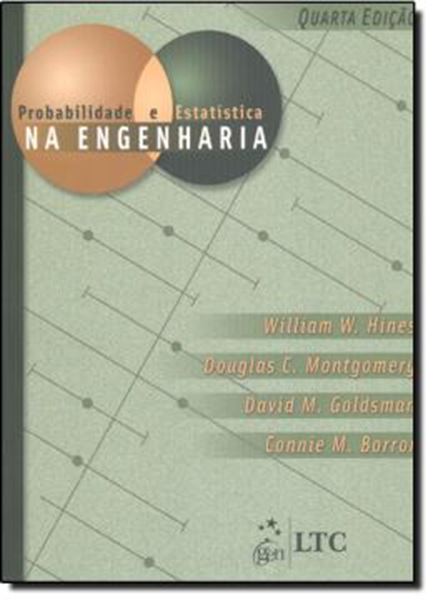 Picture of PROBABILIDADE E ESTATISTICA NA ENGENHARIA  4ª EDICAO