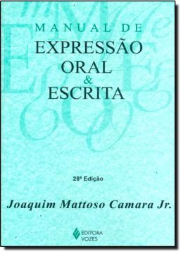Imagem de MANUAL DE EXPRESSAO ORAL E ESCRITA - 21ª ED