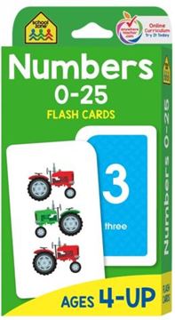 Imagem de NUMBERS 0-25 - FLASH CARDS