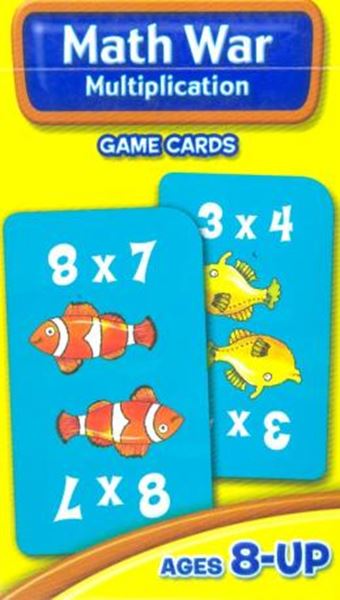 Picture of MATH WAR MULTIPLICATION - GAME CARDS