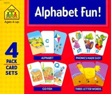 Imagem de ALPHABET FUN - 4 PACK CARD SETS