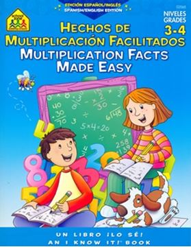Imagem de HECHOS DE MULTIPLICACION FACILITADOS - MULTIPLICATION FACTS MADE EASY - 3-4