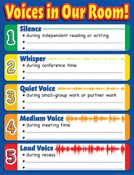 Picture of VOICES IN OUR ROOM! CHART