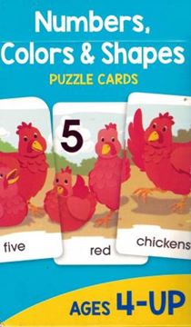 Imagem de NUMBERS, COLORS & SHAPES - PUZZLE CARDS