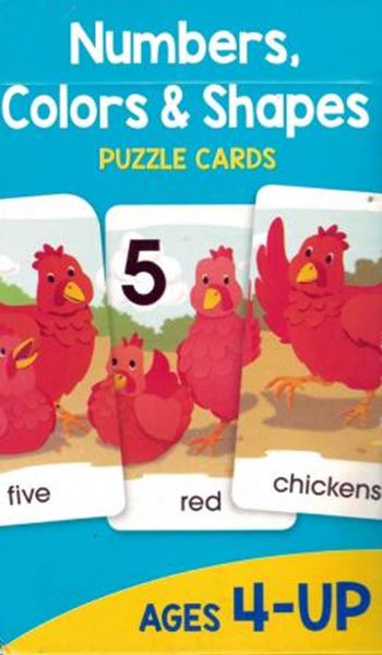 Picture of NUMBERS, COLORS & SHAPES - PUZZLE CARDS