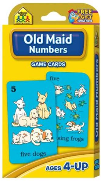 Picture of OLD MAID - NUMBERS - GAME CARDS
