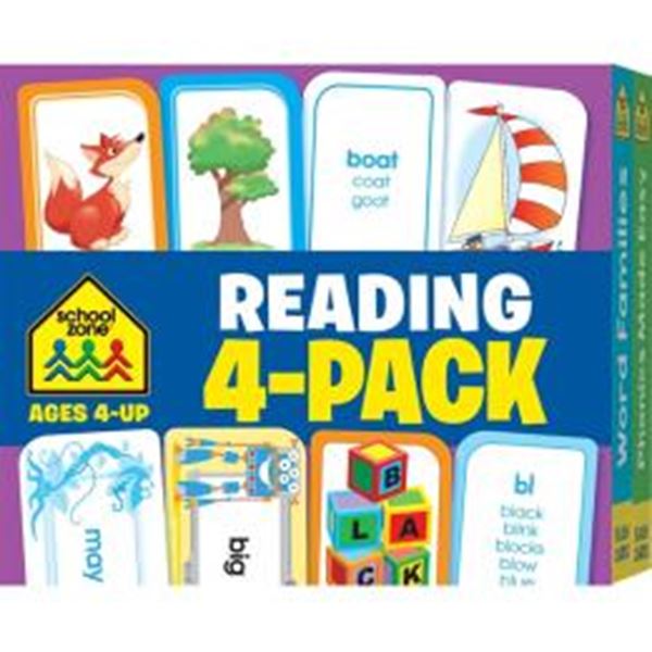Picture of READING FLASH CARDS 4-PACK