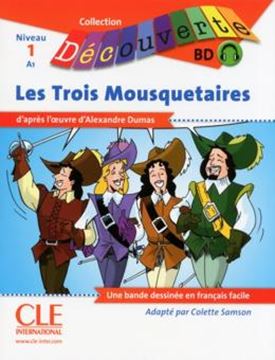 Imagem de LIVRET DE BANDE DESSINEE LES TROIS MOUSQUETAIRES NIVEAU 1
