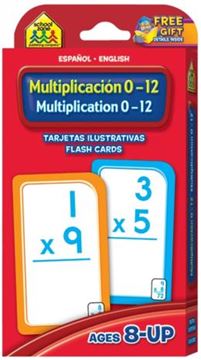 Imagem de BILINGUAL MULTIPLICATION 0-12 - FLASH CARDS