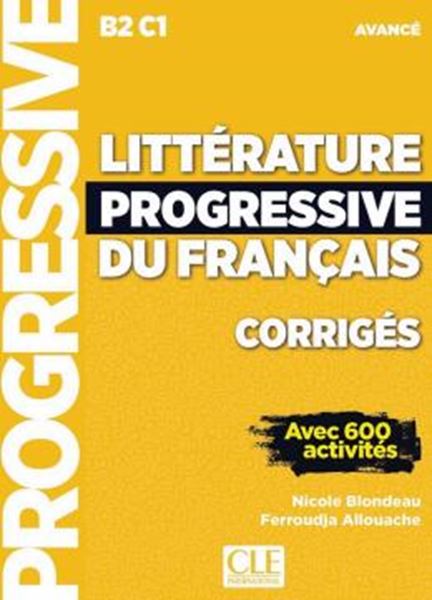 Picture of LITTERATURE PROGRESSIVE DU FRANCAIS - NIVEAU AVANCE - CORRIGES - NOUVELLE COUVERTURE