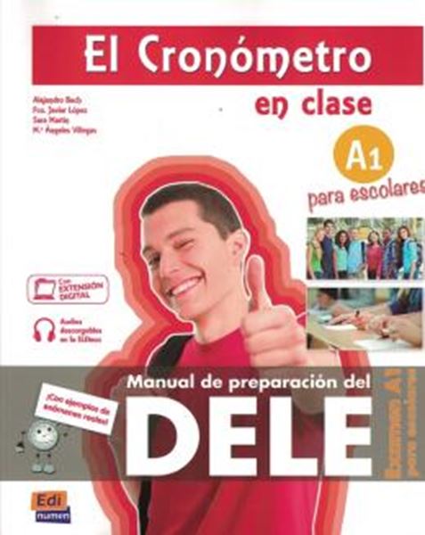 Picture of EL CRONOMETROEN CLASE A1 - MANUAL DE PREPARACION DEL DELE PARA ESCOLARES + CD - 2ª ED