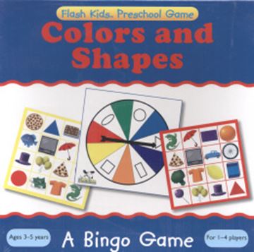 Imagem de FLASH KIDS PRESCHOOL GAME : COLORS AND SHAPES - A BINGO GAME