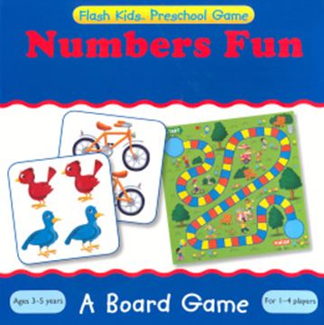 Imagem de FLASH KIDS PRESCHOOL GAME : NUMBERS FUN - A  BOARD GAME