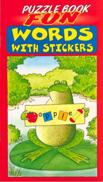 Picture of PUZZLE BOOK FUN WORDS WITH STICKERS