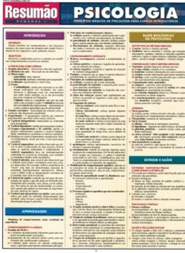 Imagem de RESUMAO - PSICOLOGIA