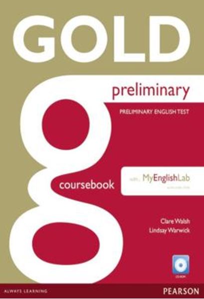 Picture of GOLD PRELIMINARY COURSEBOOK WITH CD-ROM AND PRELIM MYLAB PACK