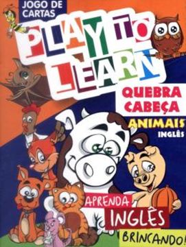 Imagem de PLAY TO LEARN - JOGO DE CARTAS - QUEBRA-CABECA ANIMAIS