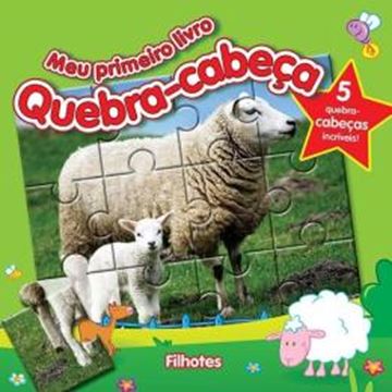 Imagem de FILHOTES - MEU PRIMEIRO LIVRO QUEBRA-CABECA