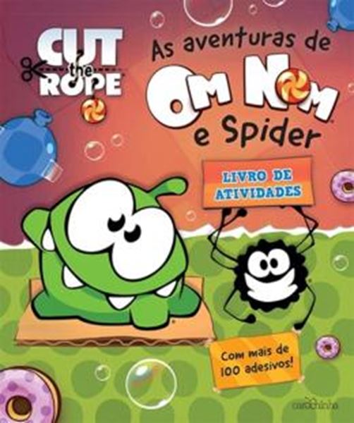 Picture of CUT THE ROPE - AS AVENTURAS DE ON NOM E SPIDER - LIVRO DE ATIVIDADES