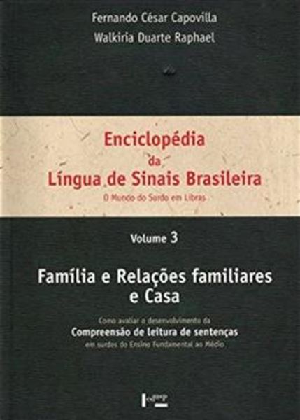 Picture of ENCICLOPEDIA DA LINGUA DE SINAIS BRASILEIRA VOL. 3