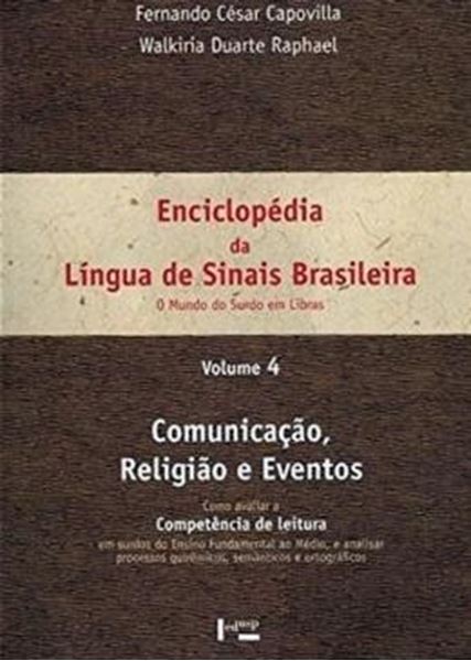 Picture of ENCICLOPEDIA DA LINGUA DE SINAIS BRASILEIRA VOL. 4