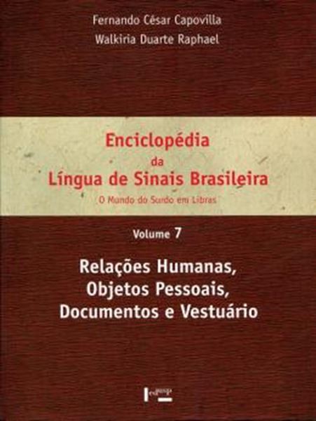 Picture of ENCICLOPEDIA DA LINGUA DE SINAIS BRASILEIRA VOL. 7
