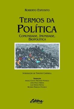 Imagem de TERMOS DA POLITICA - COMUNIDADE, IMUNIDADE, BIOPOLITICA