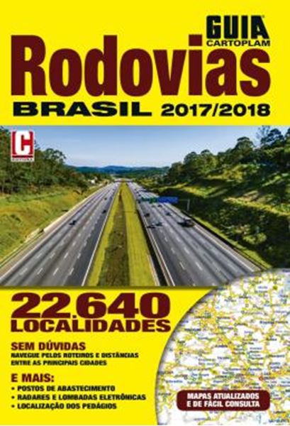 Picture of GUIA CARTOPLAM RODOVIAS BRASIL 2017/2018