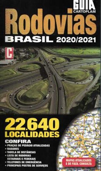 Picture of GUIA CARTOPLAM RODOVIAS BRASIL 2020/2021