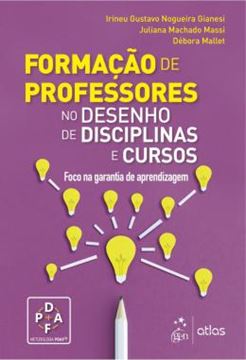 Imagem de FORMACAO DE PROFESSORES NO DESENHO DE DISCIPLINAS E CURSOS