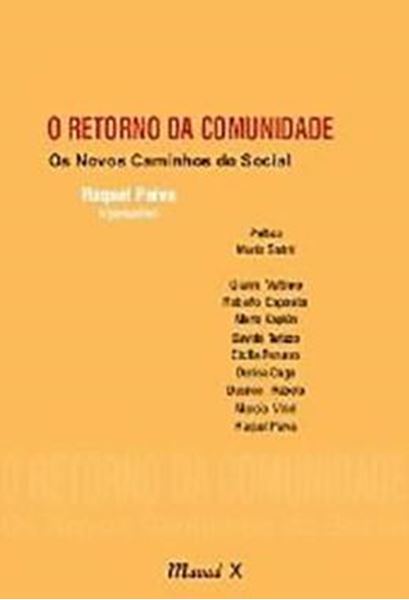 Picture of O RETORNO DA COMUNIDADE - OS NOVOS CAMINHOS DO SOCIAL