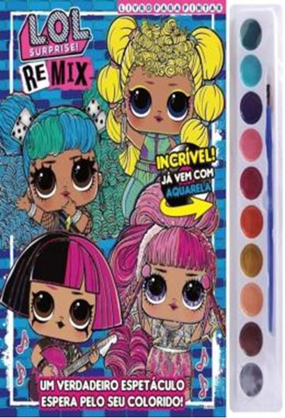 Picture of L.O.L. SURPRISE! VOL. 4 - LIVRO PARA PINTAR COM AQUARELA