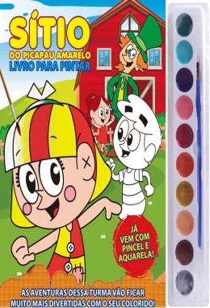 Picture of SITIO DE PICAPAU AMARELO VOL. 1 - LIVRO PARA PINTAR COM AQUARELA