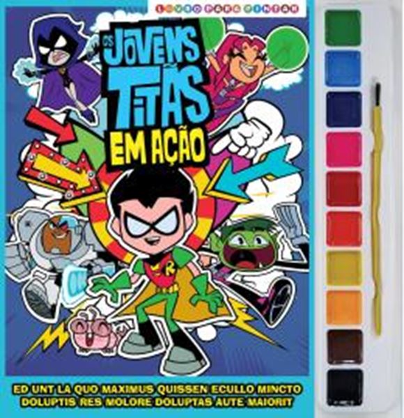 Picture of JOVENS TITAS VOL. 3 - LIVRO PARA PINTAR COM AQUARELA