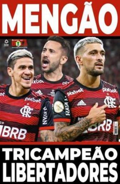 Picture of SHOW DE BOLA MAGAZINE SUPERPOSTER - FLAMENGO TRICAMPEAO DA LIBERTADORES