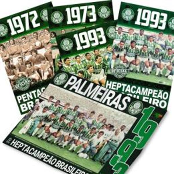Picture of PALMEIRAS COLECAO OFICIAL HISTORICA - 4 POSTERES (EDICOES 9, 10, 11 E 12)