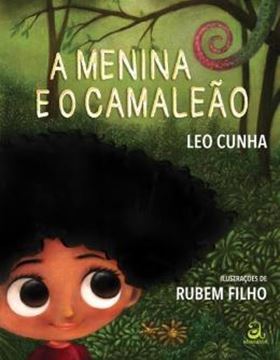 Imagem de A MENINA E O CAMALEAO