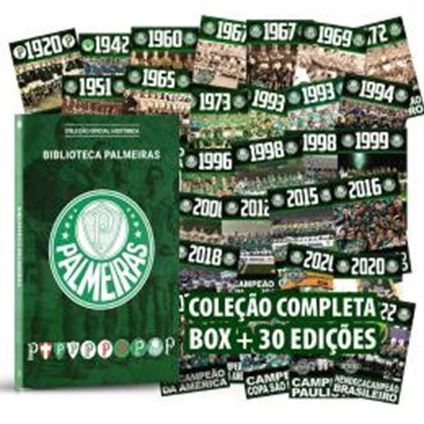 Picture of COLECAO OFICIAL HISTORICA PALMEIRAS - BOX COMPLETO COM 30 POSTERES