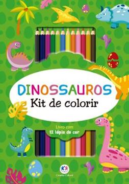 Imagem de DINOSSAUROS - KIT DE COLORIR