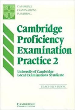 Imagem de CAMBRIDGE PROFICIENCY EXAMINATION PRACTICE 2 - TEACHER`S BOOK