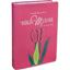 Imagem de A BIBLIA DA MULHER - COURO SINTETICO ROSA COM BORDAS FLORIDAS TAMANHO GRANDE