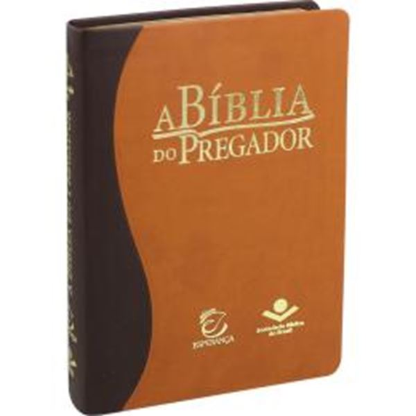 Picture of A BIBLIA DO PREGADOR - CAPA COURO SINTETICO MARROM CLARO E MARROM ESCURO