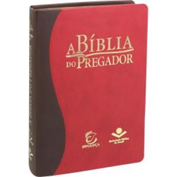 Imagem de A BIBLIA DO PREGADOR - CAPA COURO SINTETICO MARROM E VERMELHA