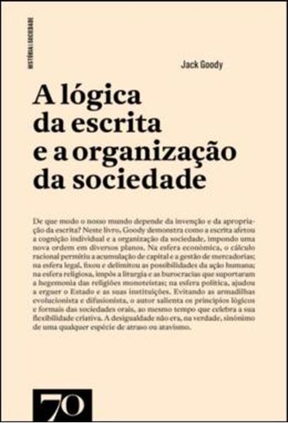 Picture of A LOGICA DA ESCRITA E A ORGANIZACAO DA SOCIEDADE