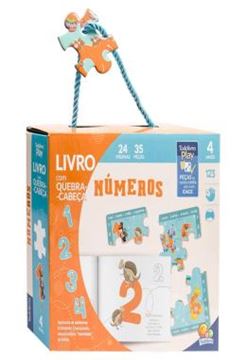 Imagem de TODOLIVRO PLAY - LIVRO COM QUEBRA-CABECA - NUMEROS