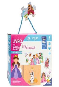 Imagem de TODOLIVRO PLAY - LIVRO COM QUEBRA-CABECA - PRINCESAS