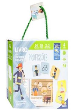 Imagem de TODOLIVRO PLAY - LIVRO COM JOGO DA MEMORIA - PROFISSOES