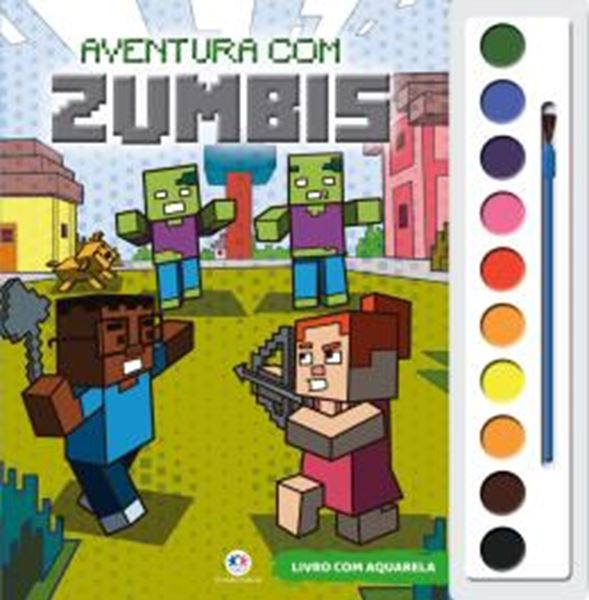 Picture of COL. LIVRO COM AQUARELA - AVENTURA COM ZUMBIS